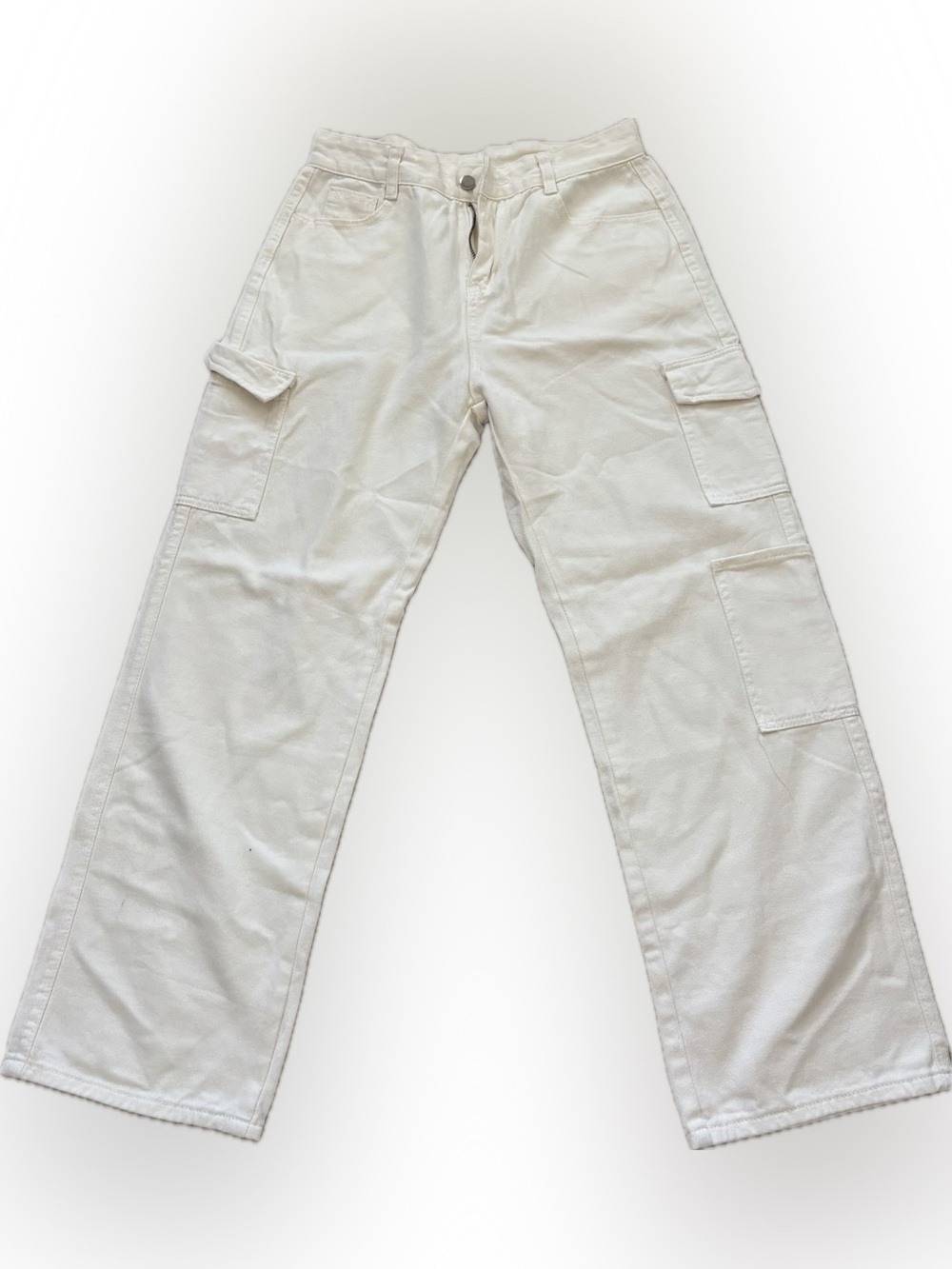White Cargo Pants